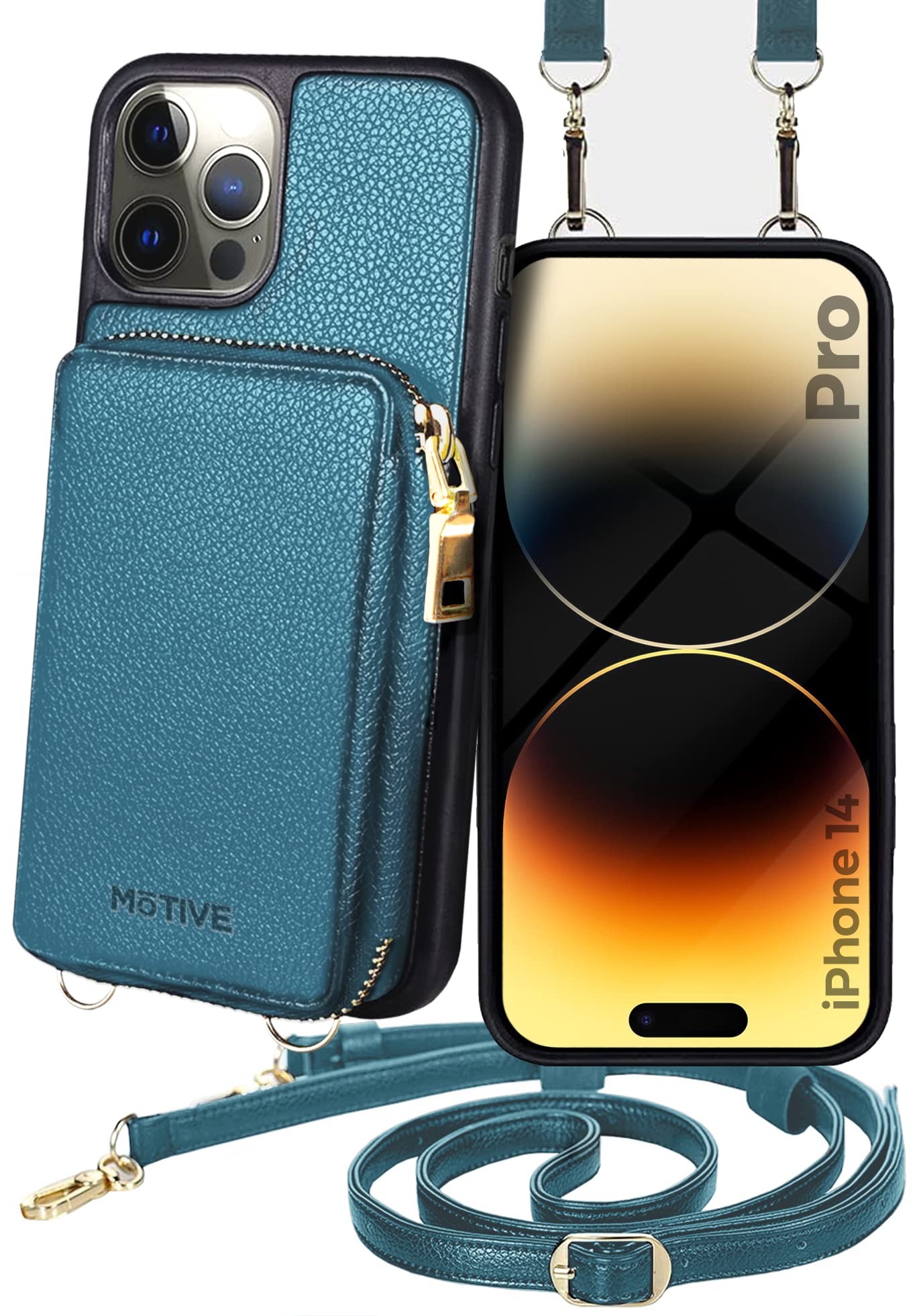 MOTIVE RFID Blocking Wallet Case for iPhone 14 Pro (6.1