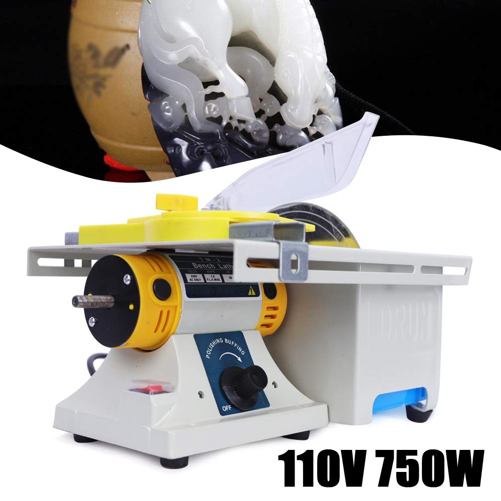 750W Electric Table Saw Blade - Woodworking Carving Machine with Wood Blade for Cutting, Polishing & Sharpening (110V) - Perfect for Jade, Metal, Wood Carving, PCB Cutting & DIY Projects