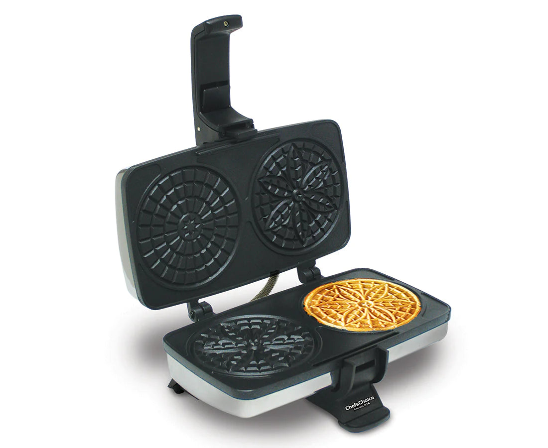 Chef's Choice Pizzelle Pro Toscano Nonstick Electric Pizzelle Maker - Make Authentic Italian Waffle Cookies for Holidays, Parties & Gifts