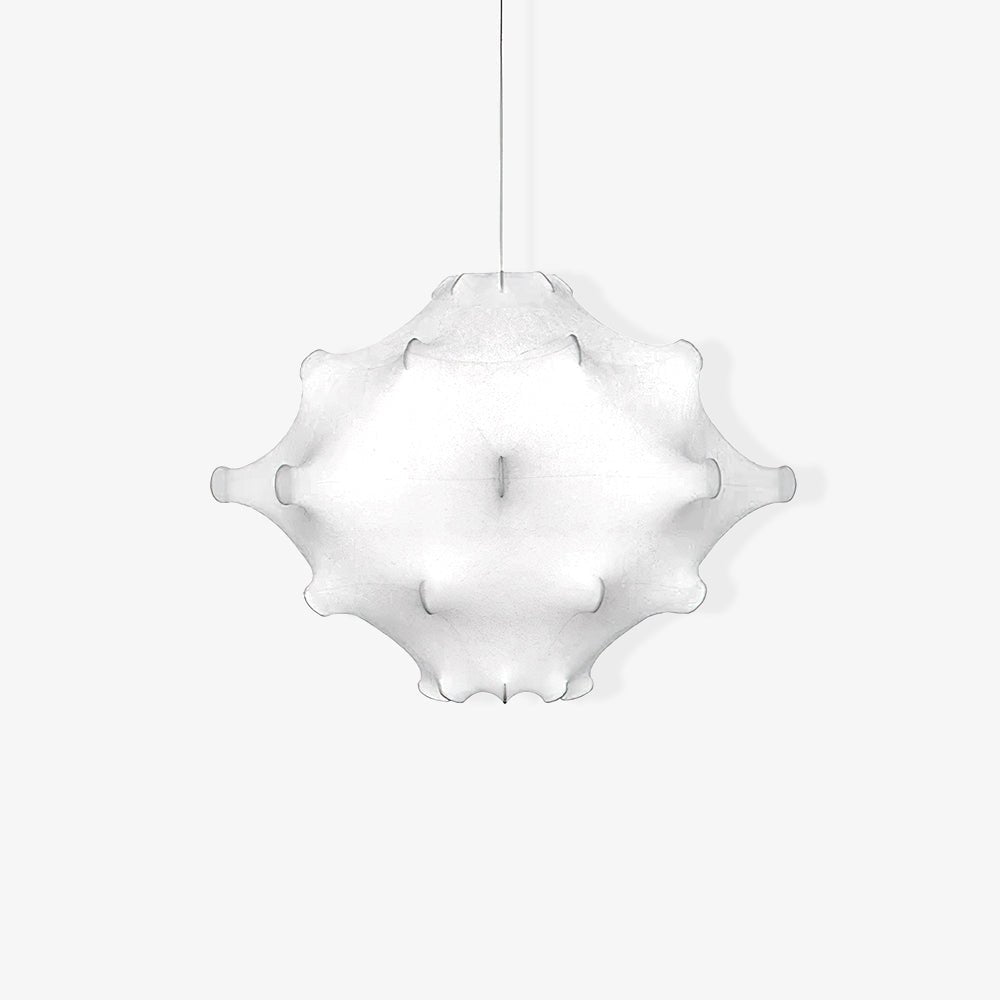 Cocoon Bloom Pendant Light - Modern Handwoven Rattan Hanging Lamp for Dining Room, Bedroom, or Living Room Decor