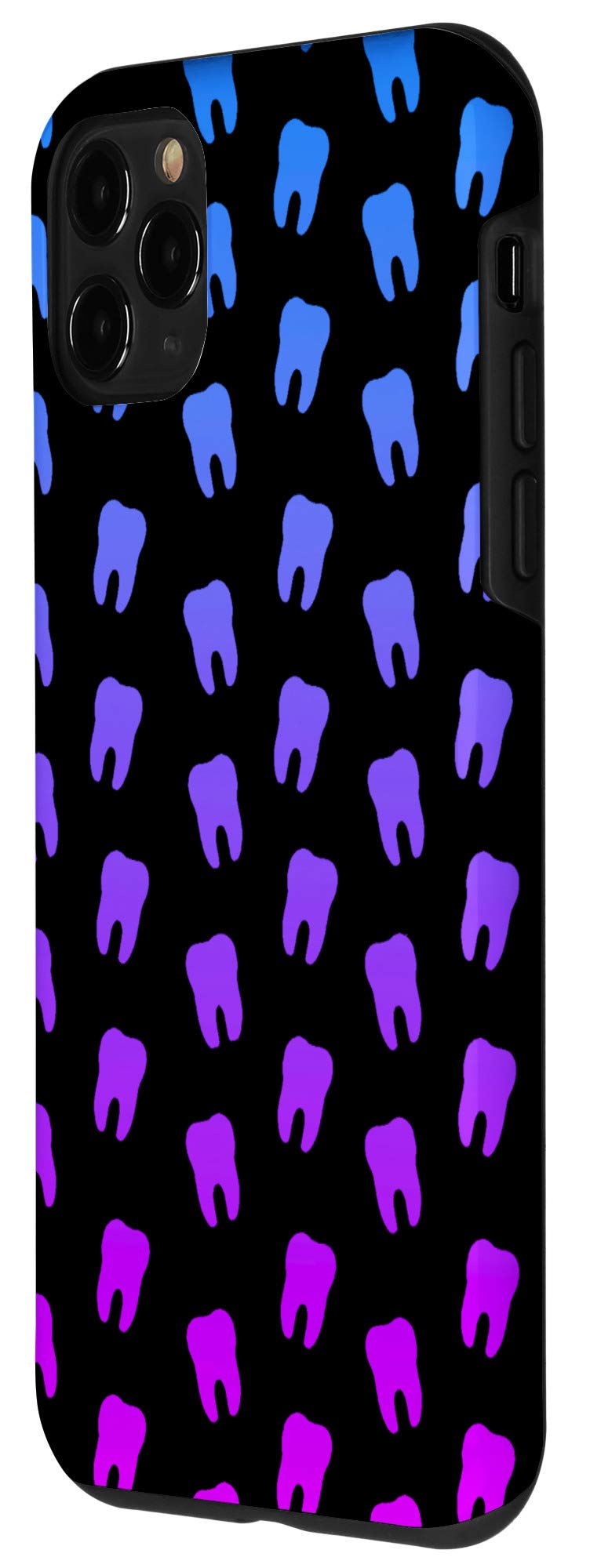 iPhone 11 Pro Case with Dental Tooth Pattern - Perfect for Hygienists, Dentists & Dental Assistants (RDH) - Protective Phone Cover for Dental Clinics & Offices