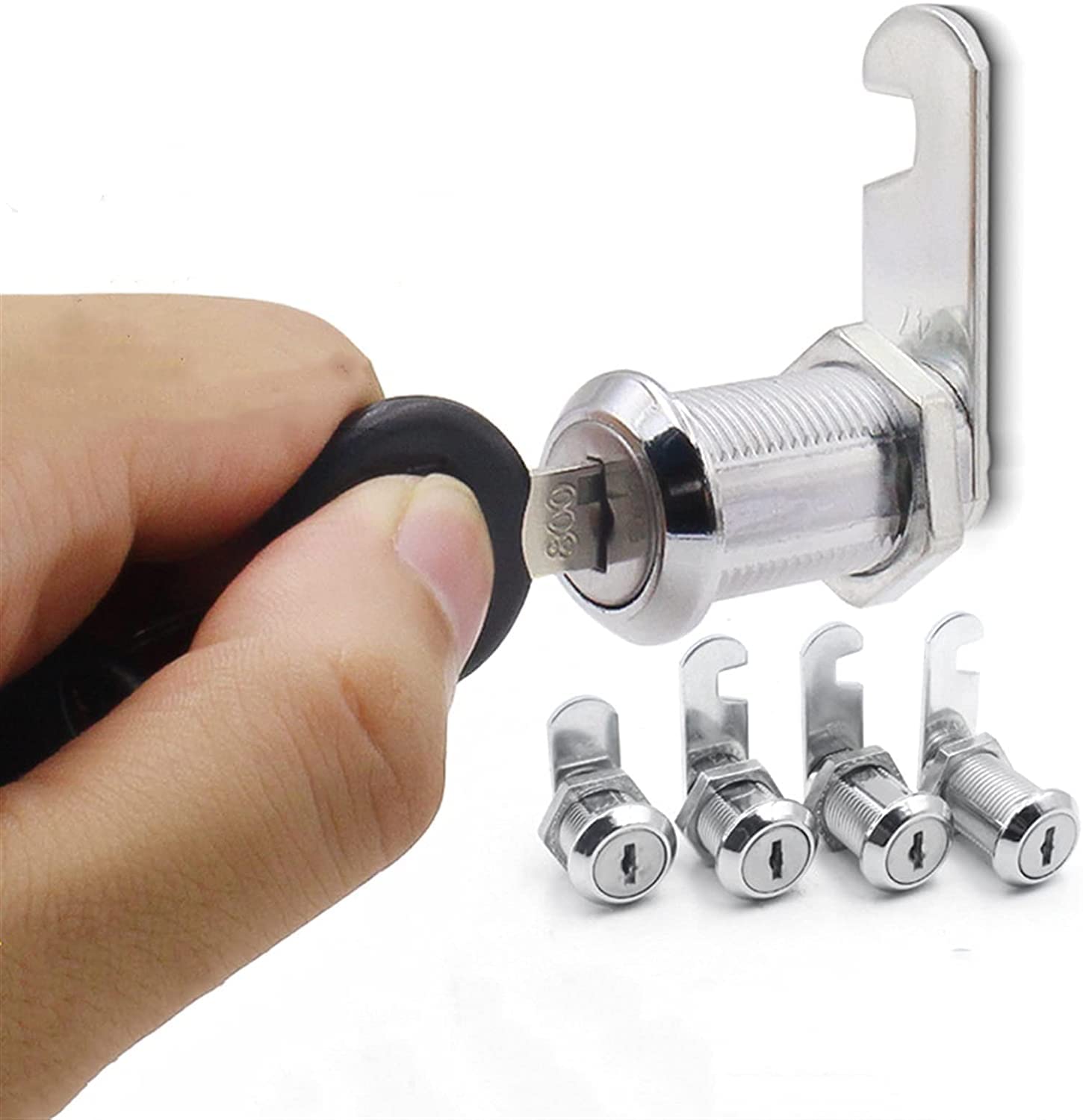OFUNGO 20mm Letter Box Cam Cylinder Lock - 1PC High Security Anti-Pick Furniture Lock with 2 Keys for Mailbox, Cabinet, Drawer, Cupboard & Locker (Color: M) - Perfect for Home, Office & Commercial Security