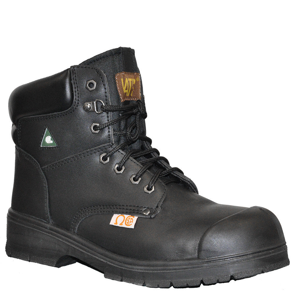 NATS S310 Men's 6-Inch Leather Steel Toe Work Boots - Safety Shoes for Construction, Warehouse & Industrial Work - OSHA Compliant Work Boots for Men