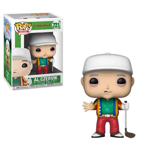 Funko Pop! Caddyshack Al Czervik Vinyl Figure #721 - Collectible Movie Character for Golf Lovers & Film Fans