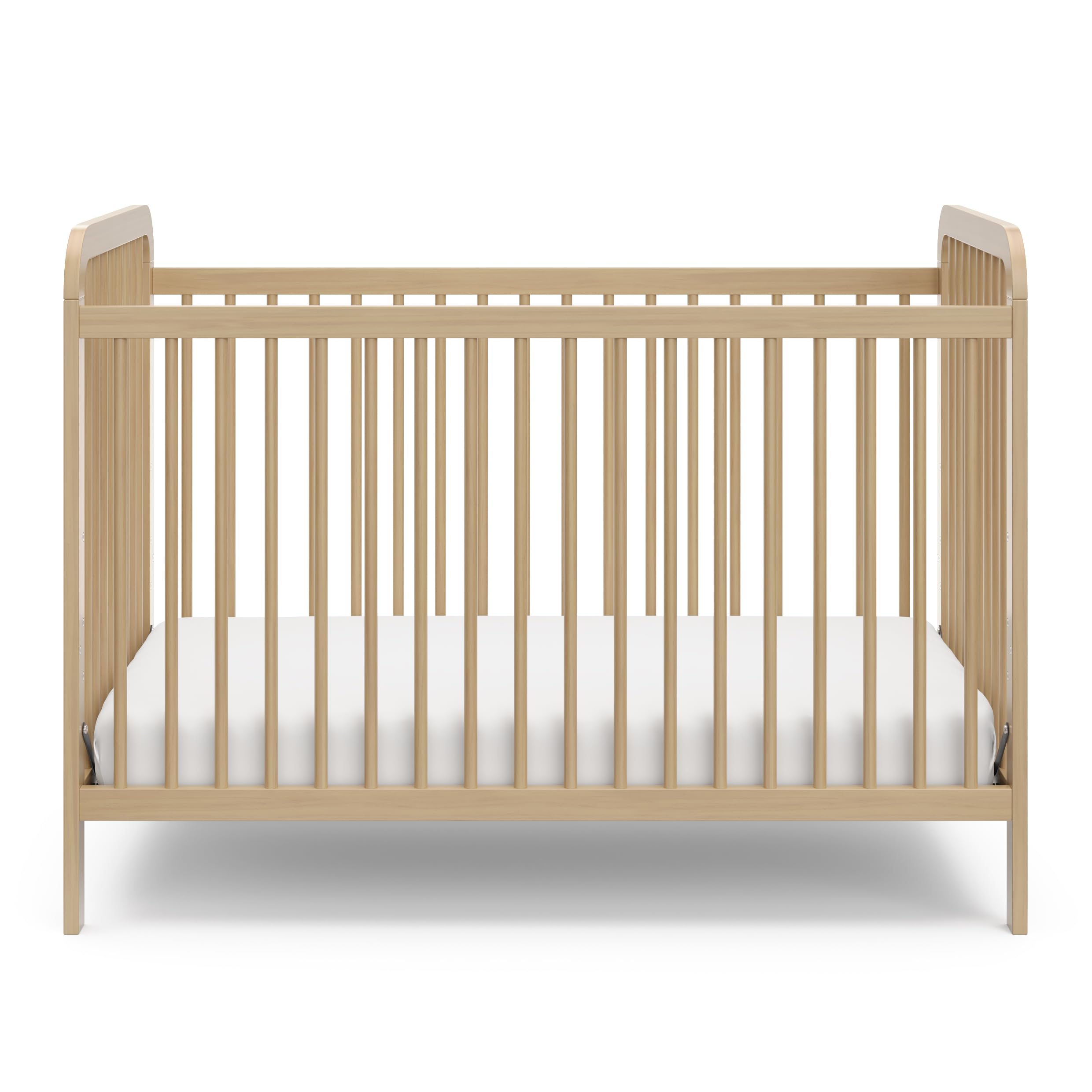 Storkcraft Pasadena 3-in-1 Convertible Crib in Driftwood - GREENGUARD Gold Certified, Converts to Daybed & Toddler Bed, Fits Standard Full-Size Crib Mattress, Adjustable Mattress Height - Perfect for Nursery, Baby Room & Toddler Bedroom Transition