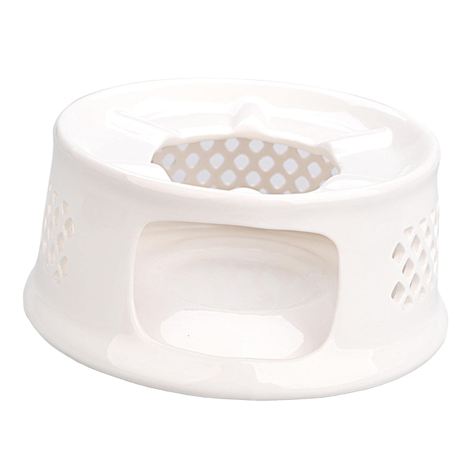 SunniMix Ceramic Tea Warmer Dish - Candle Heated Teapot Warmer for Metal Kettles & Tea Pots | Perfect for Afternoon Tea, Coffee Breaks & Cozy Home Decor