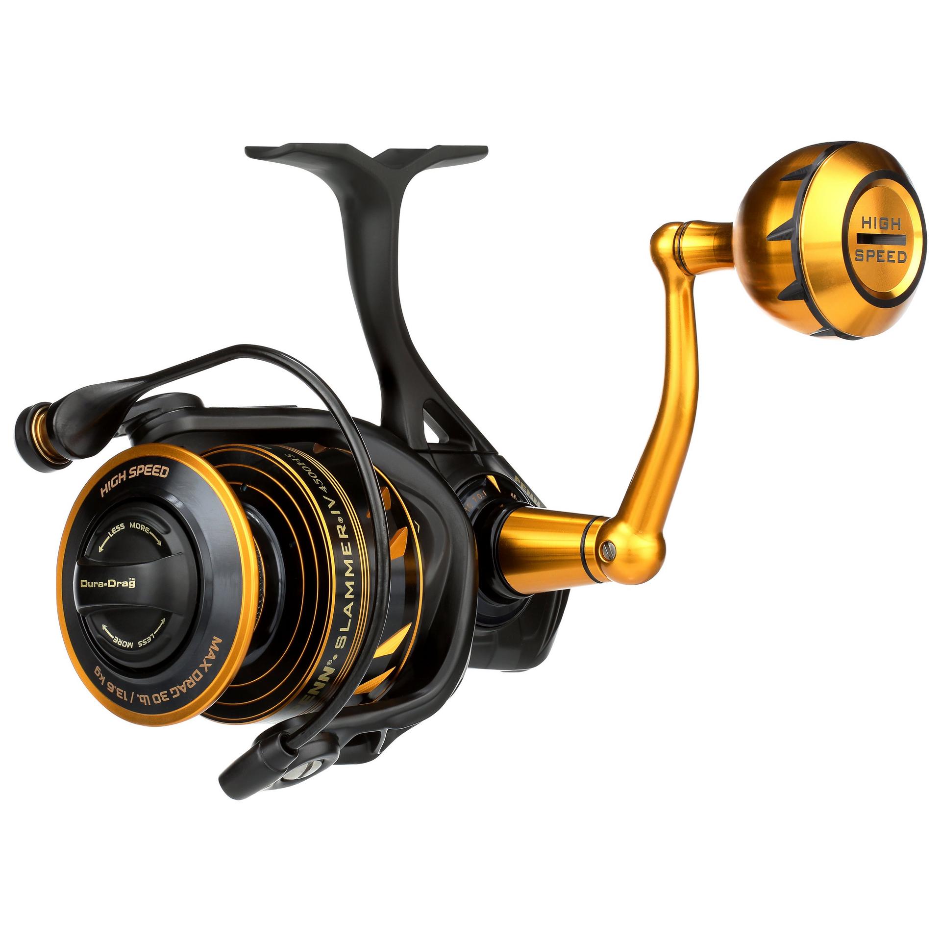 Slammer® IV Bailess Spinning Reel - Saltwater Fishing Reel for Surf, Pier & Offshore Angling | Smooth Drag System | Corrosion-Resistant Design