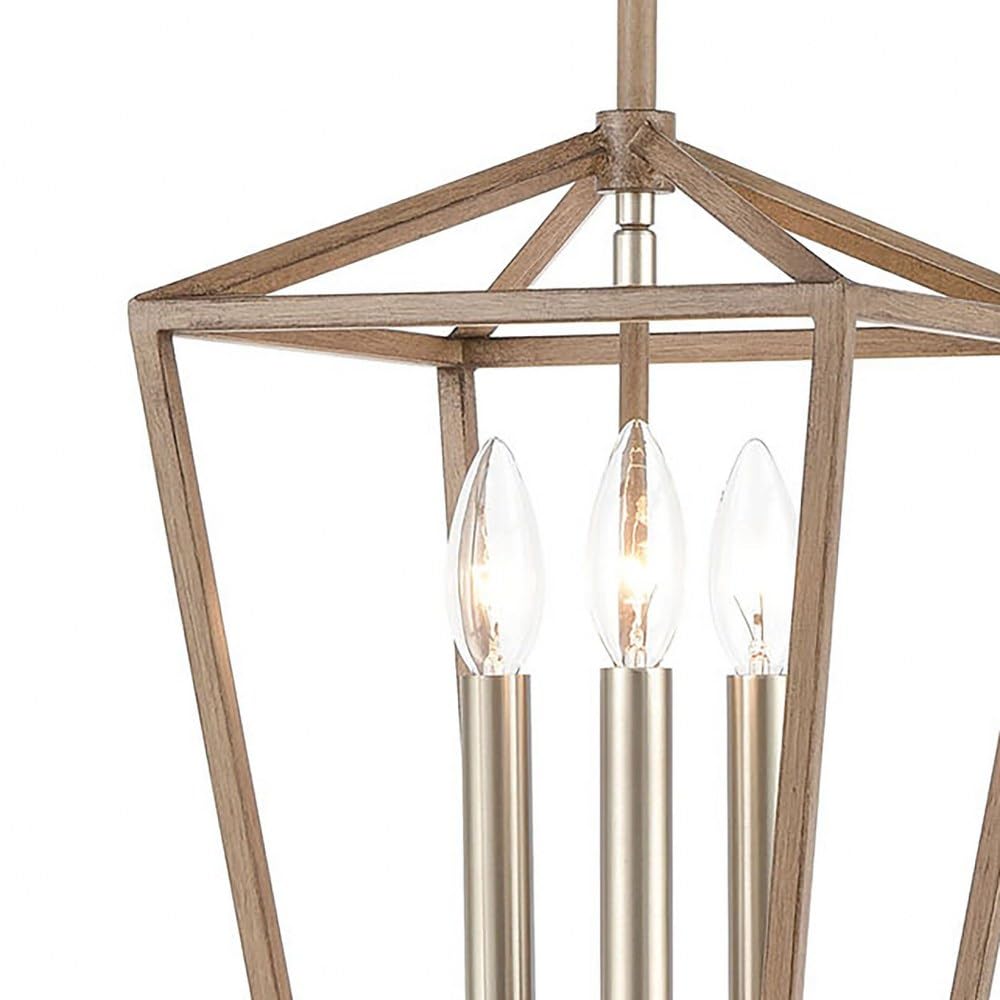 Geometric Style Mini Pendant Light with 3 Exposed Bulbs - Oil Rubbed Bronze Finish - 31-BEL-3353602 - Bailey Street Home - Perfect for Kitchen Island, Dining Room, or Entryway Lighting