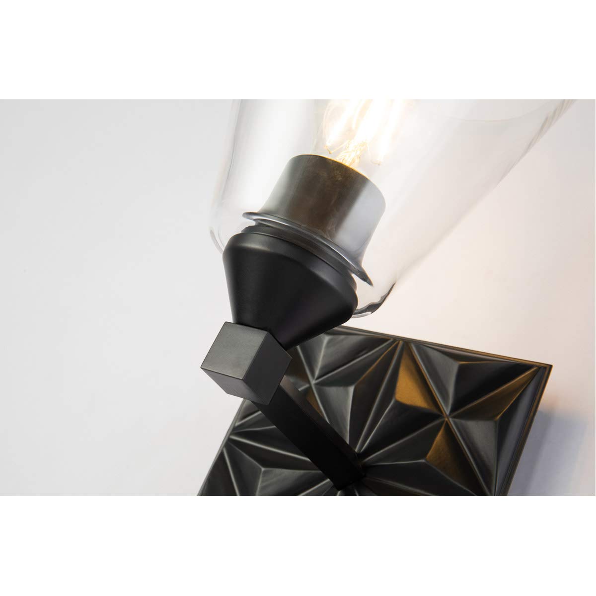 Lucas & McKearn BB1302MB-1 Alpha Modern Bathroom Vanity Light - Brushed Nickel Finish, Dimmable LED Lighting for Bathroom Makeup Mirror & Vanity Area - Perfect for Home, Hotel, Spa Decor