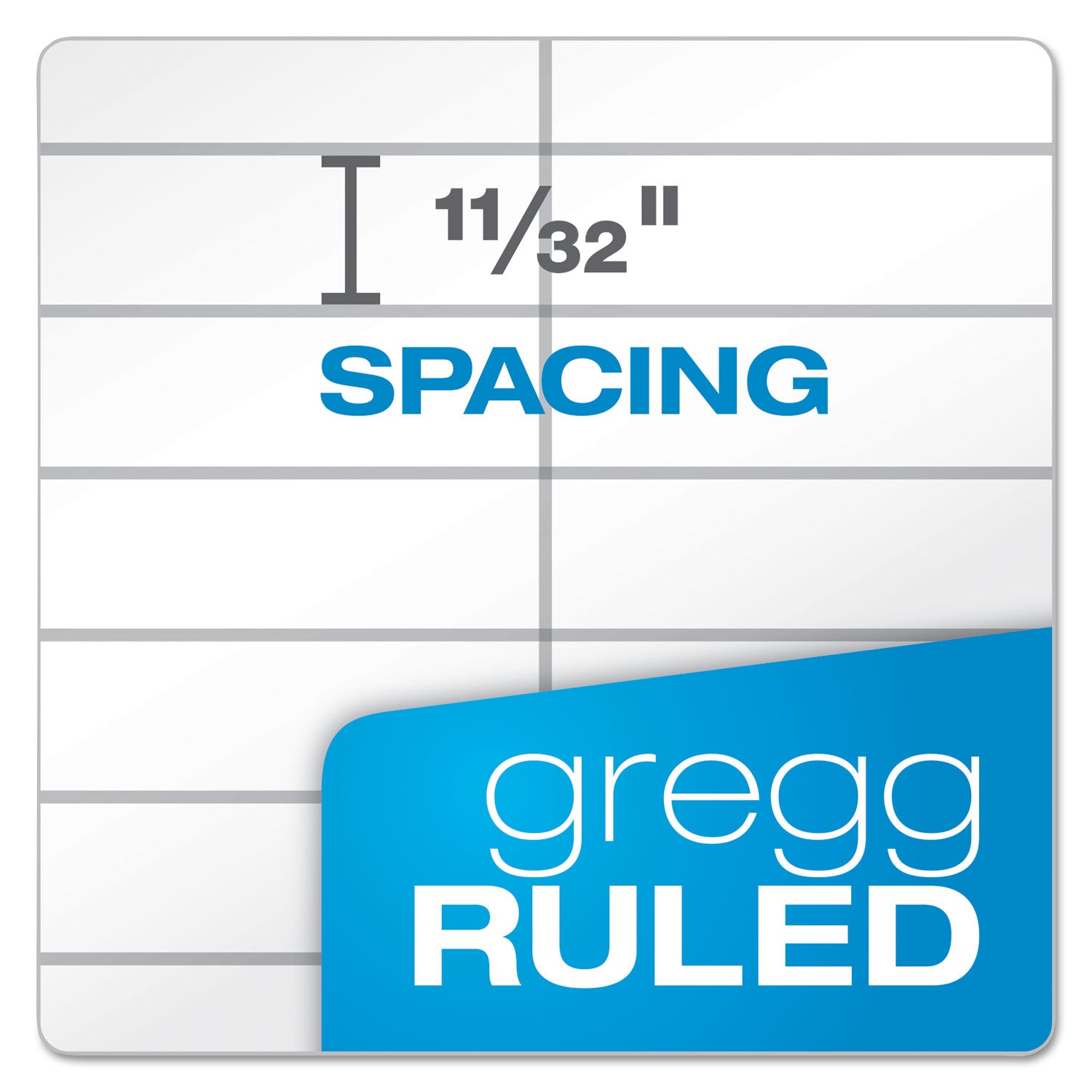 Ampad® Gold Fibre Steno Notebook - Gregg Rule, 6