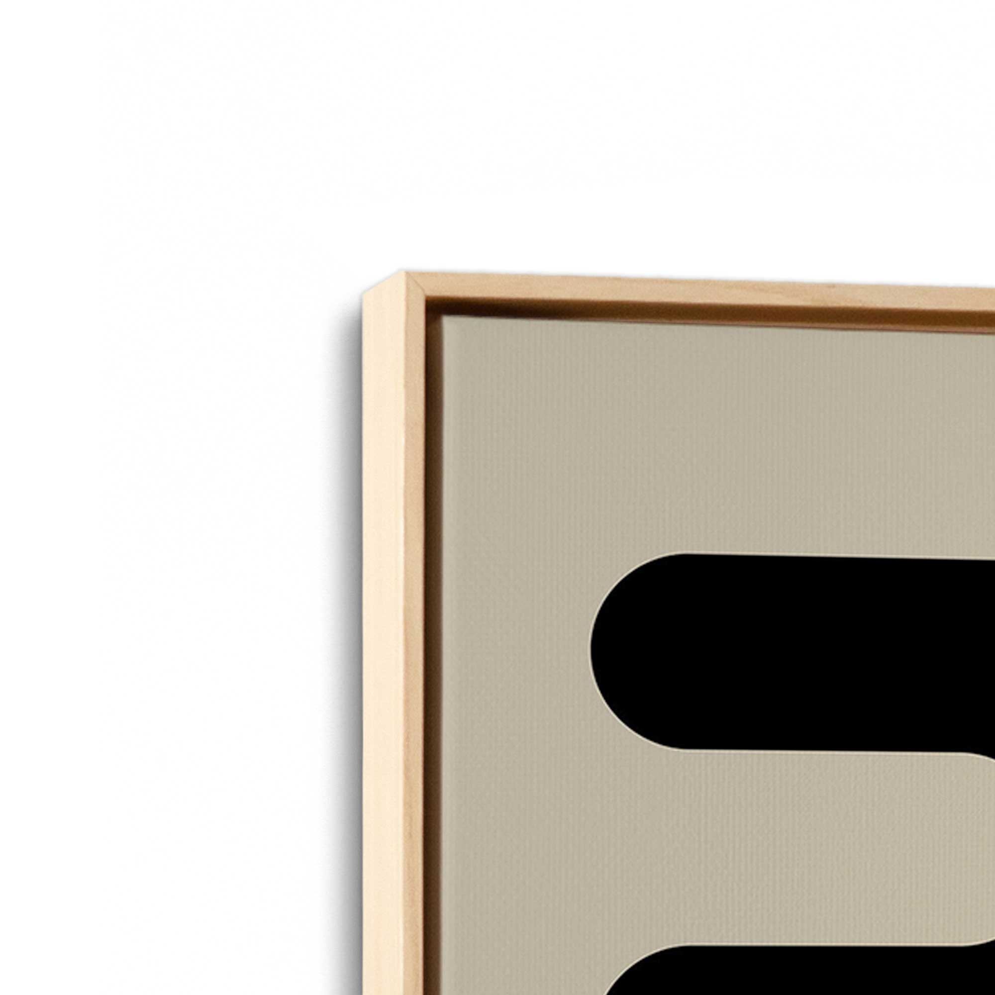 Bauhaus Curves and Connections - Set of 2 Modern Abstract Canvas Wall Art Prints for Living Room & Office Decor | Mid-Century Inspired Home Decorations