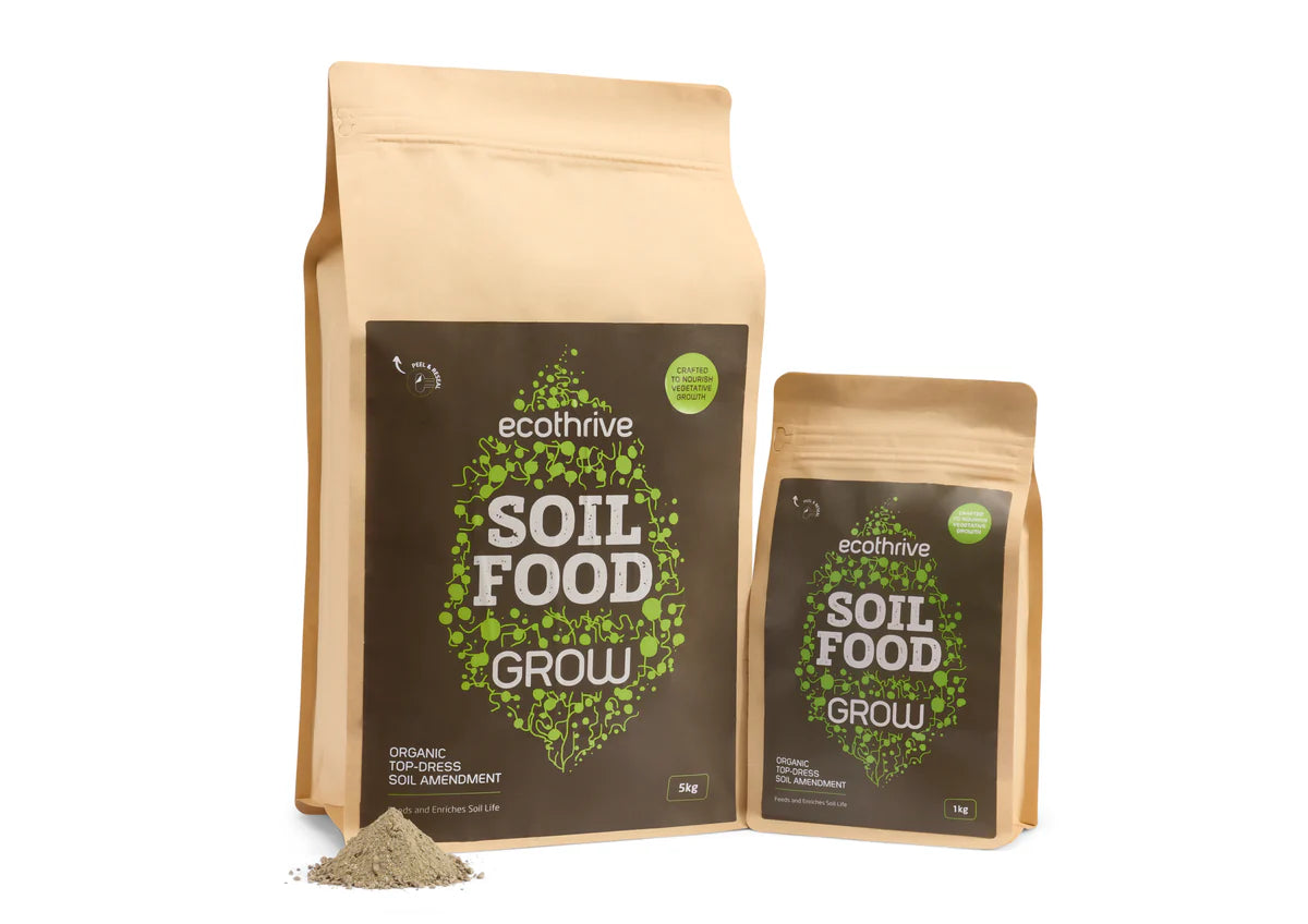 Ecothrive Soil Food - Organic Soil Amendment for Healthy Plants | Boost Growth & Nutrient Uptake for Indoor/Outdoor Gardens