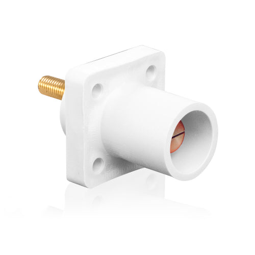 Leviton 90 Degree Series 16 Panel Mount Camlocks - Threaded Post for #2-4/0 AWG Wires | Electrical Panel Connections & Industrial Power Distribution