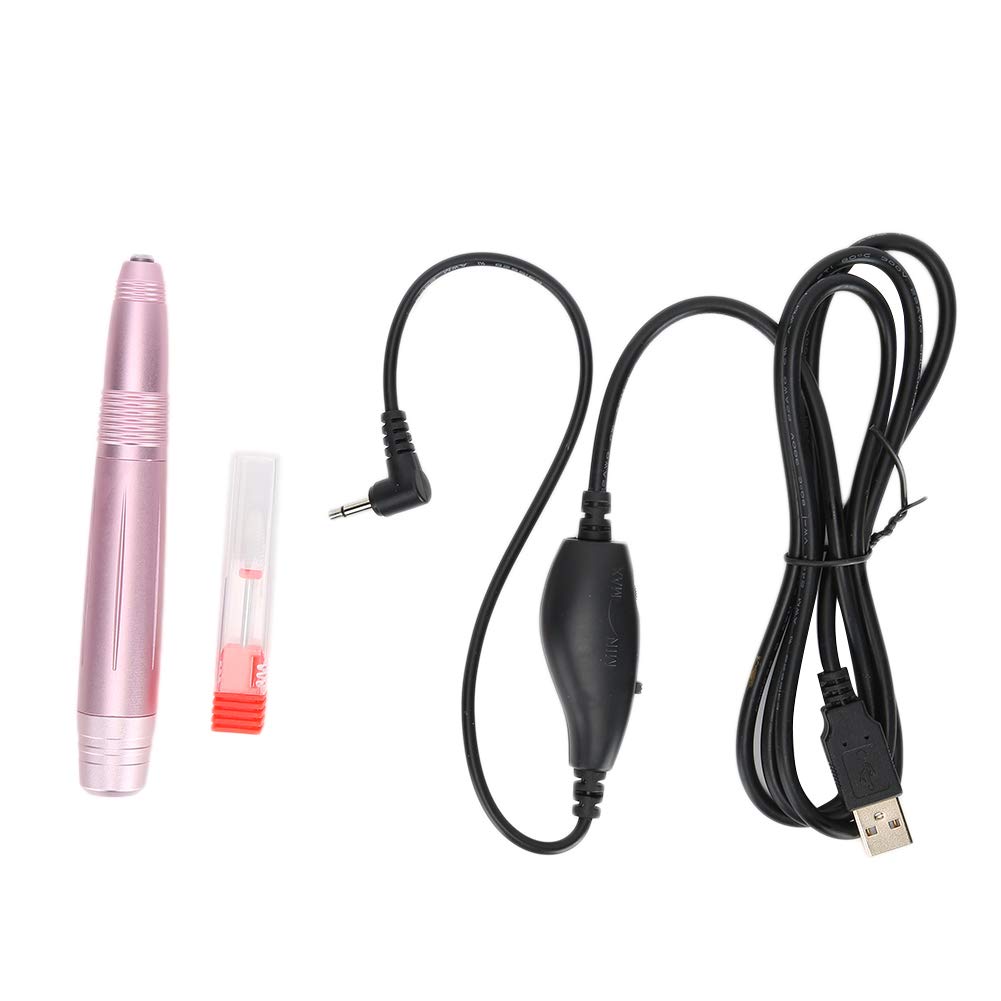 Professional Electric Nail Drill Machine - Portable Handheld Nail Grinder with Ergonomic Design for Salon & Home Manicure/Pedicure (Pink) | Perfect for Nail Art, Acrylics & Gel Polish Removal