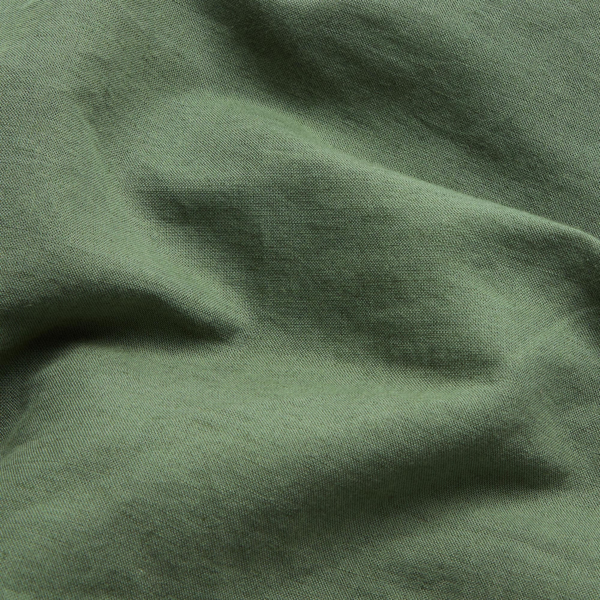 Elm Green Linen Blend Duvet Cover Set - Soft & Breathable Bedding for All Seasons - Perfect for Master Bedroom, Guest Room & Vacation Homes