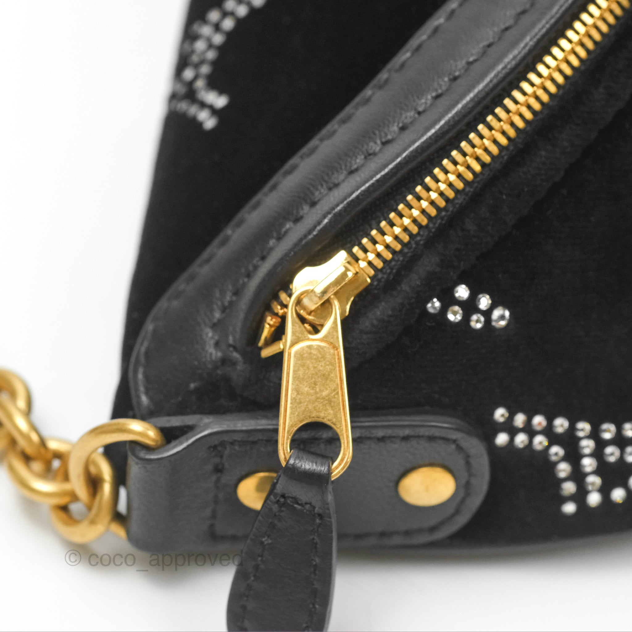 Balenciaga Souvenirs XXS Eiffel Tower Print Belt Bag Black Velvet - Stylish Waist Pack for Travel, Concerts & Everyday Use