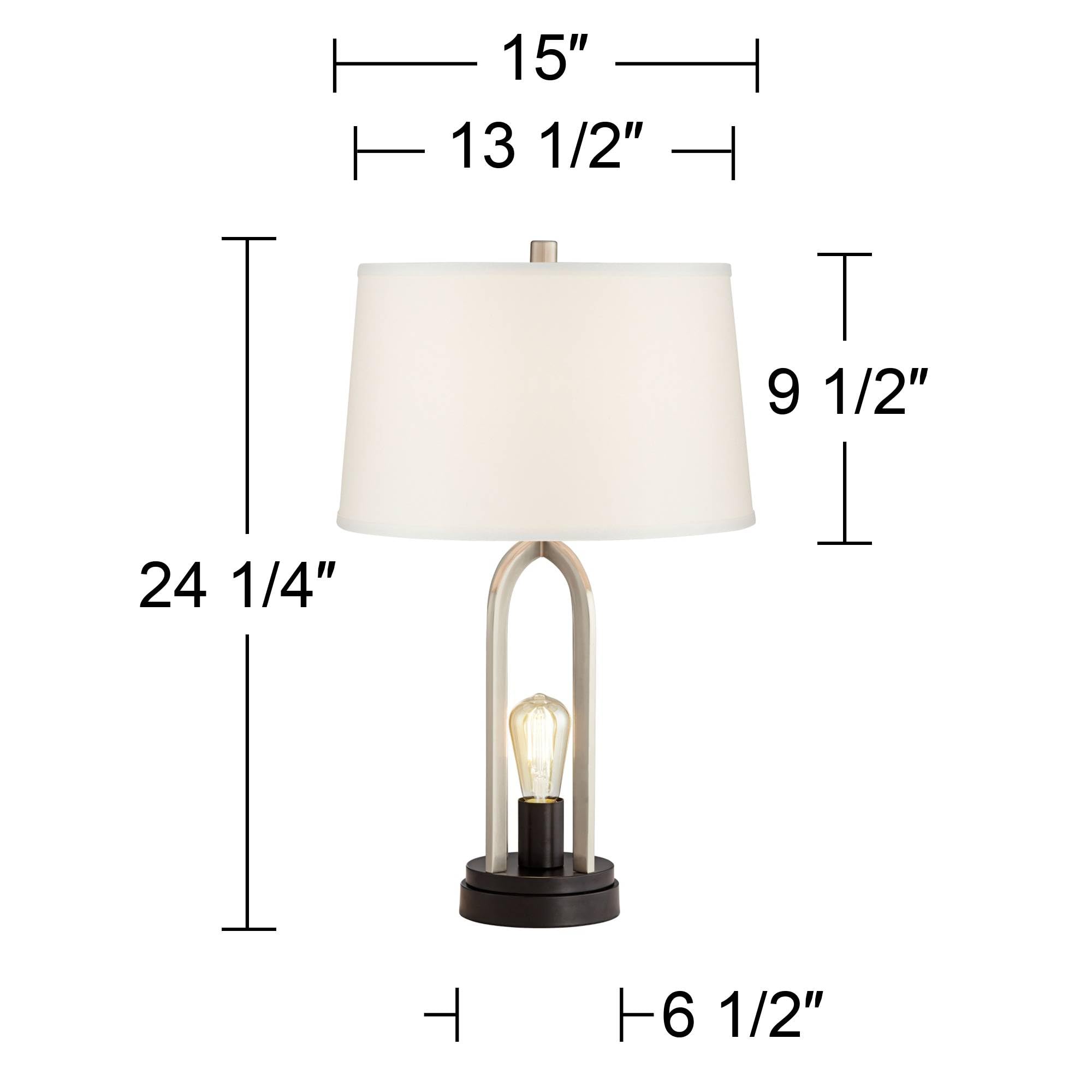360 Lighting Marcel Modern Table Lamps Set of 2 - 24.25