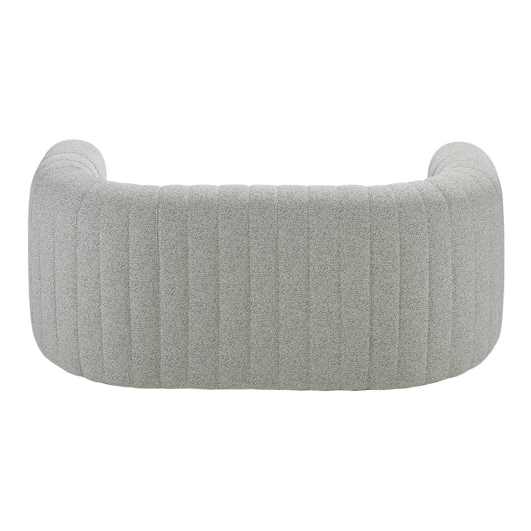 Modern 2-Seater Sofa - Comfortable Small Couch for Living Room, Apartment, Office - Soft Fabric Upholstery with Sturdy Wooden Frame - Perfect for Lounging, Relaxing, and Entertaining Guests