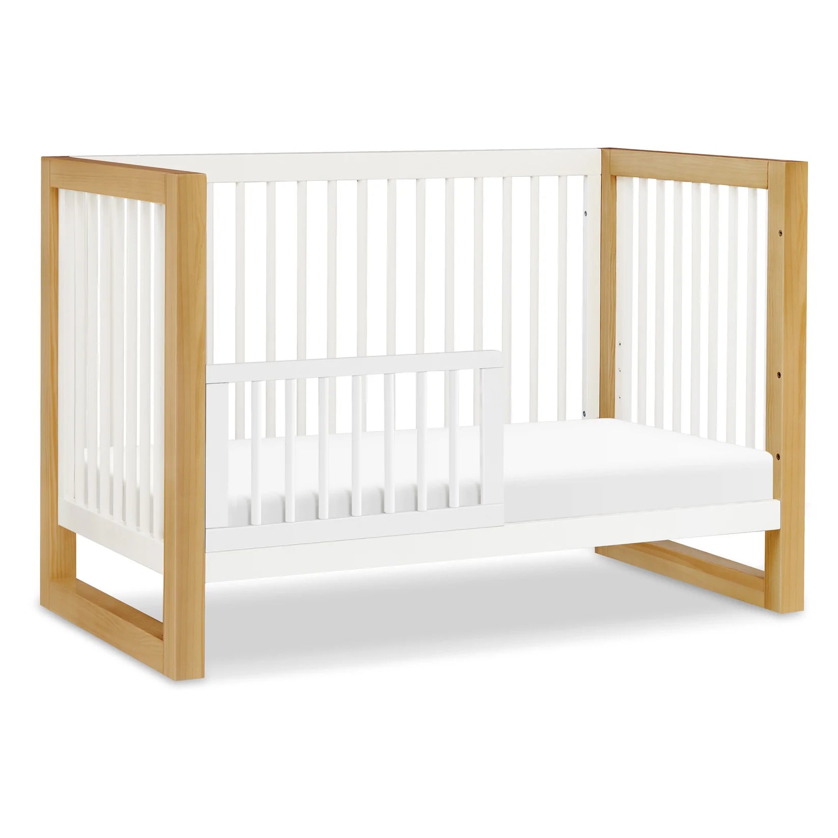 Nantucket 3-in-1 Convertible Baby Crib with Toddler Bed Conversion Kit - Nursery to Big Kid Bed Transition - Perfect for Newborns, Infants & Toddlers