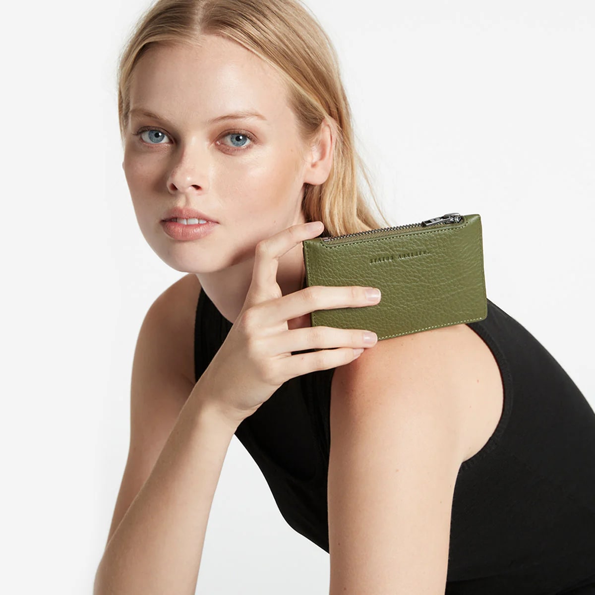 Status Anxiety Avoiding Things Leather Wallet in Khaki - Stylish & Slim RFID Blocking Wallet for Men & Women | Perfect for Travel, Business & Everyday Use