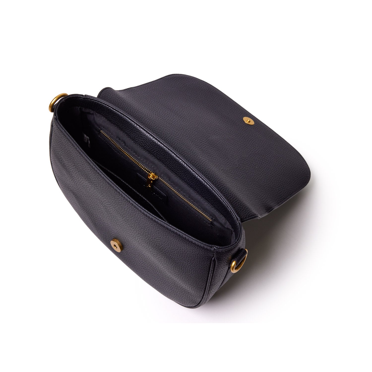 Medium Pebble Shoulder Bag - Stylish & Durable Black Crossbody Purse for Women | Perfect for Work, Travel & Everyday Use