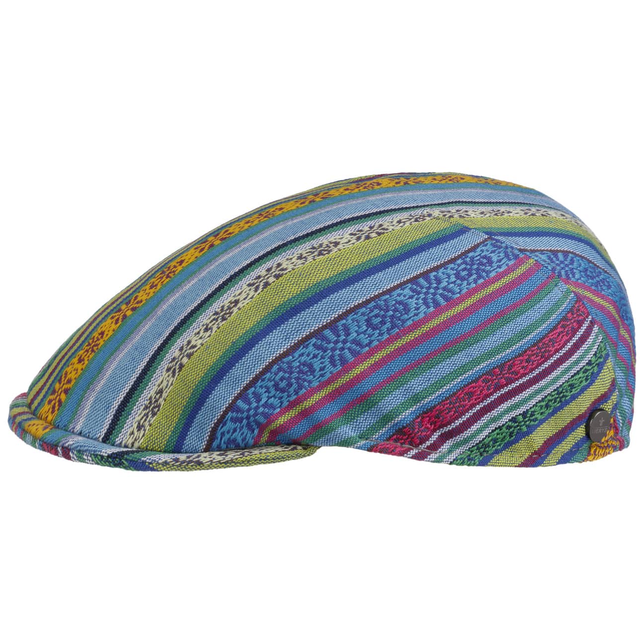Lierys Fresh Stripes Flat Cap - Stylish Men's Cotton Baseball Hat for Casual Wear, Outdoor Activities & Fashion Accessories