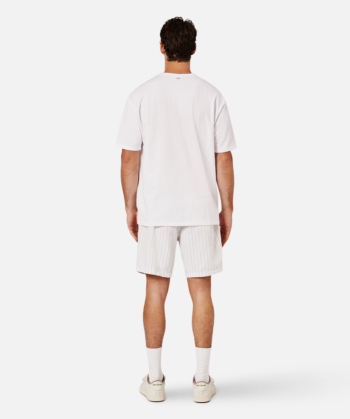 Rhodes Short Sleeve T-Shirt for Men - Natural & Blue Cotton Casual Tee - Perfect for Everyday Wear, Gym, and Outdoor Activities
