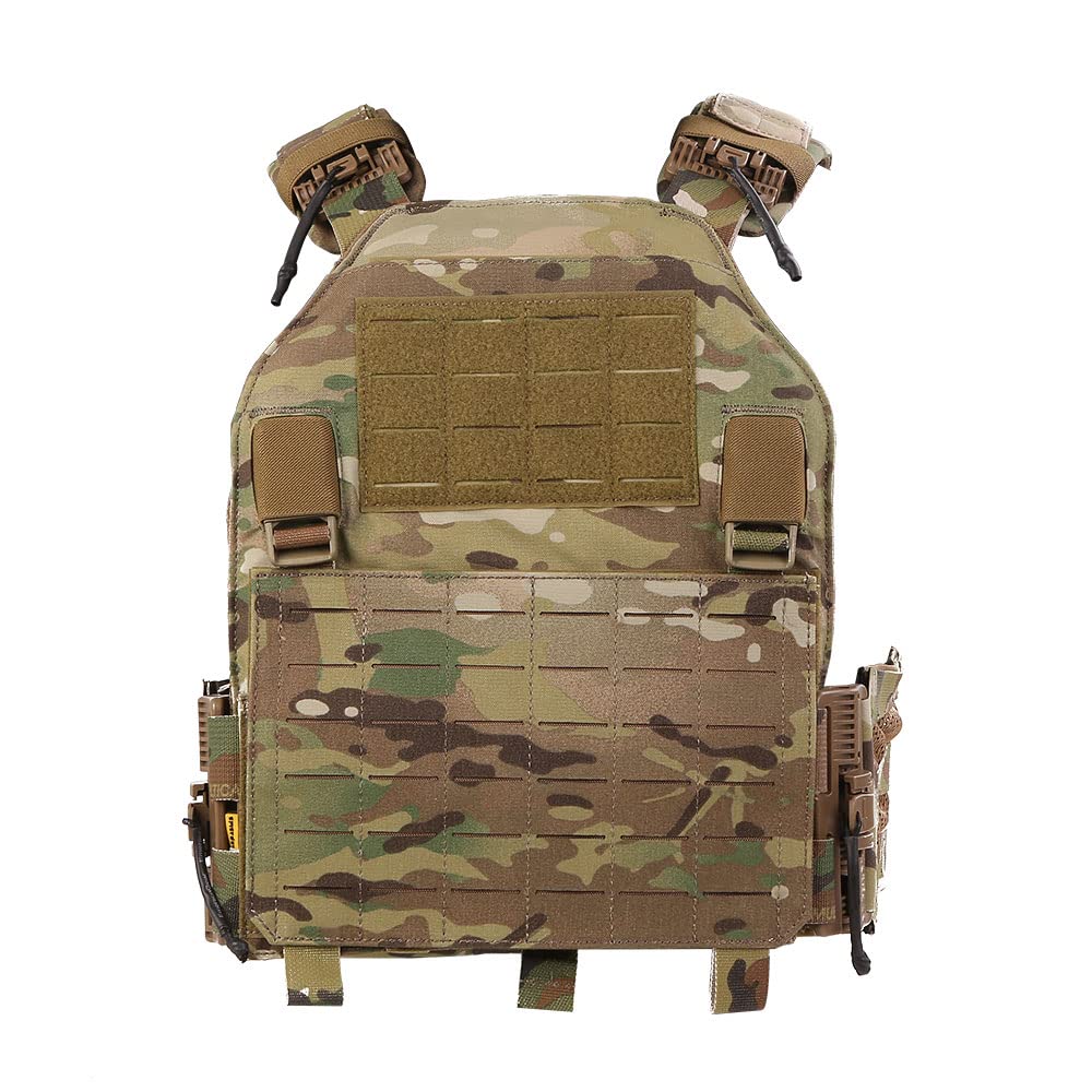 EmersonGear LAVC Assault Plate Carrier with ROC, Quick Release Tactical Military Airsoft Paintball Vest - MOLLE Expandable Design for Airsoft, Paintball & Tactical Training