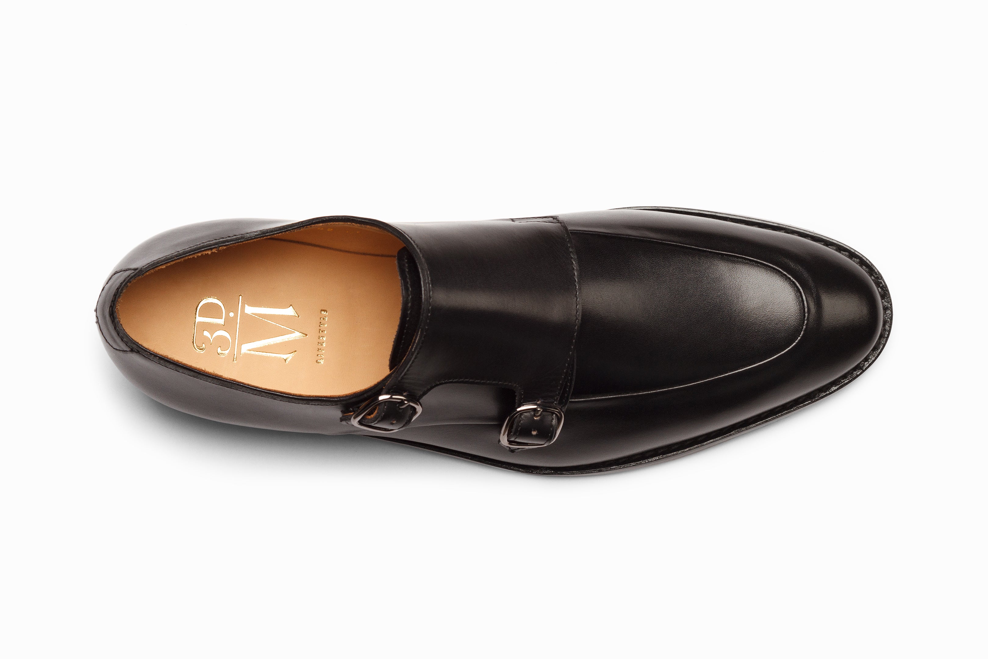 Premium Diplomat Double Monkstrap Dress Shoes for Men - Classic Black Leather Business Formal Oxfords - Perfect for Office, Weddings & Special Occasions