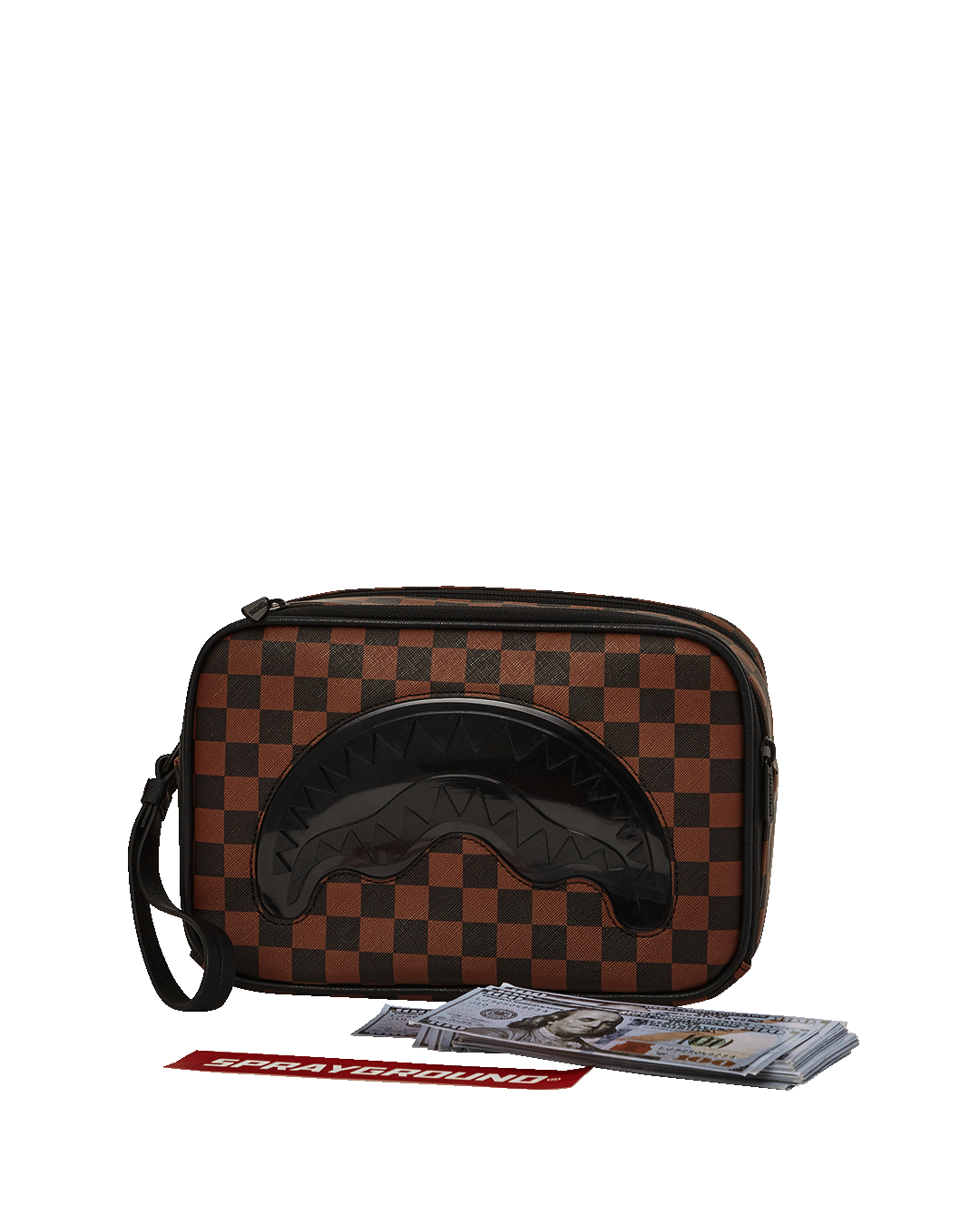 SHARKS IN PARIS Clear Travel Toiletry Bag for Men & Women - TSA Approved Carry-On Cosmetic Organizer - Perfect for Airplane, Gym, Camping & Weekend Getaways