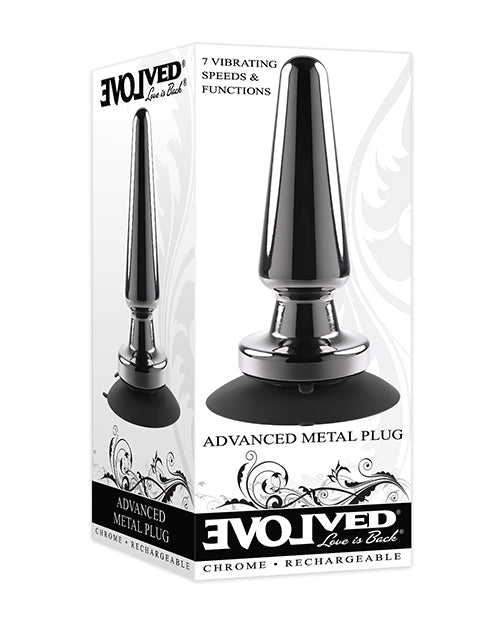 Premium Rechargeable Vibrating Anal Plug - High-Quality Metal Design for Enhanced Pleasure - Perfect for Couples Play & Solo Exploration