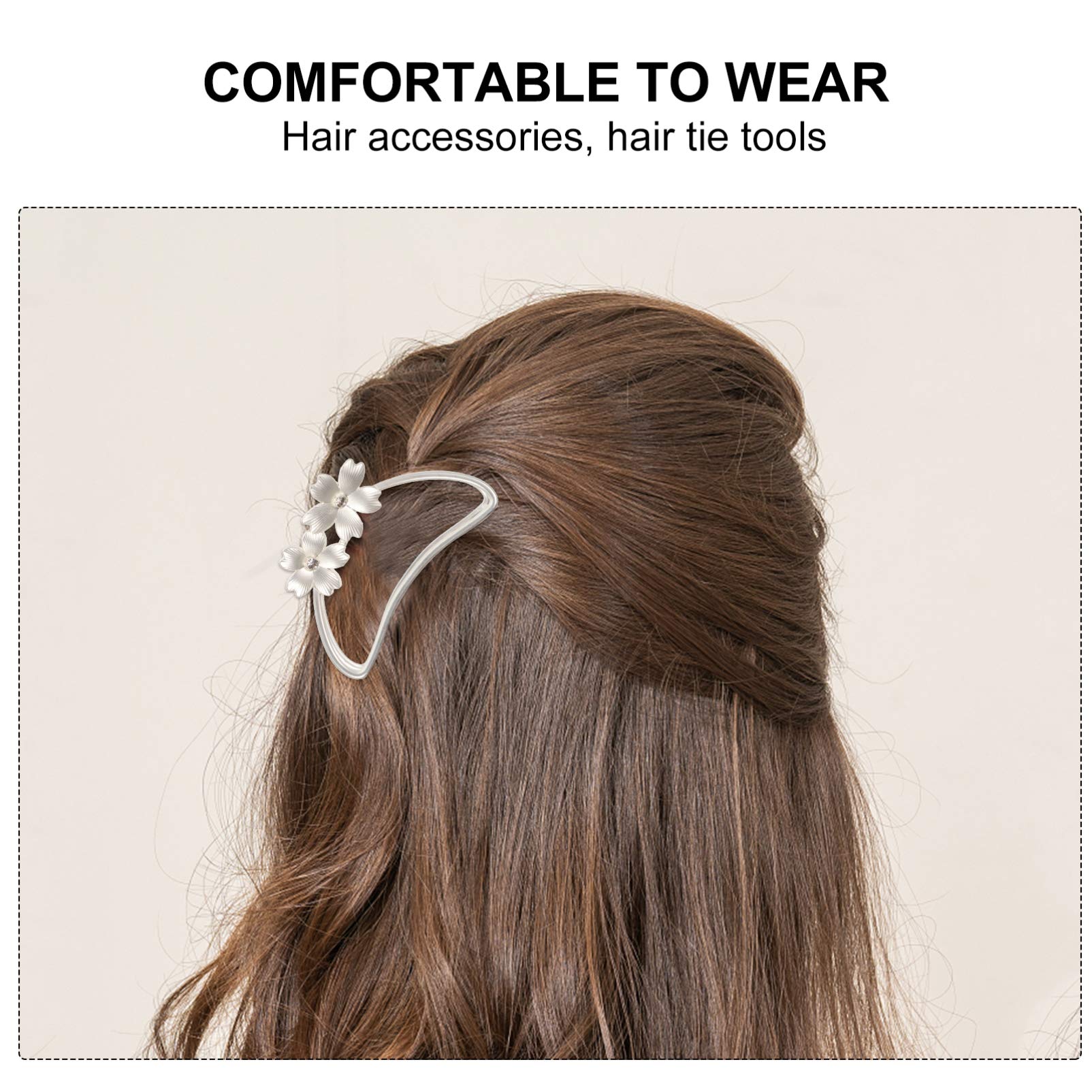 Stylish Alloy Flower Hair Clips - Bathing Jaw Clips, Ponytail Holders & Hair Grippers for Women | Perfect for Swimming, Beach, Gym & Everyday Use