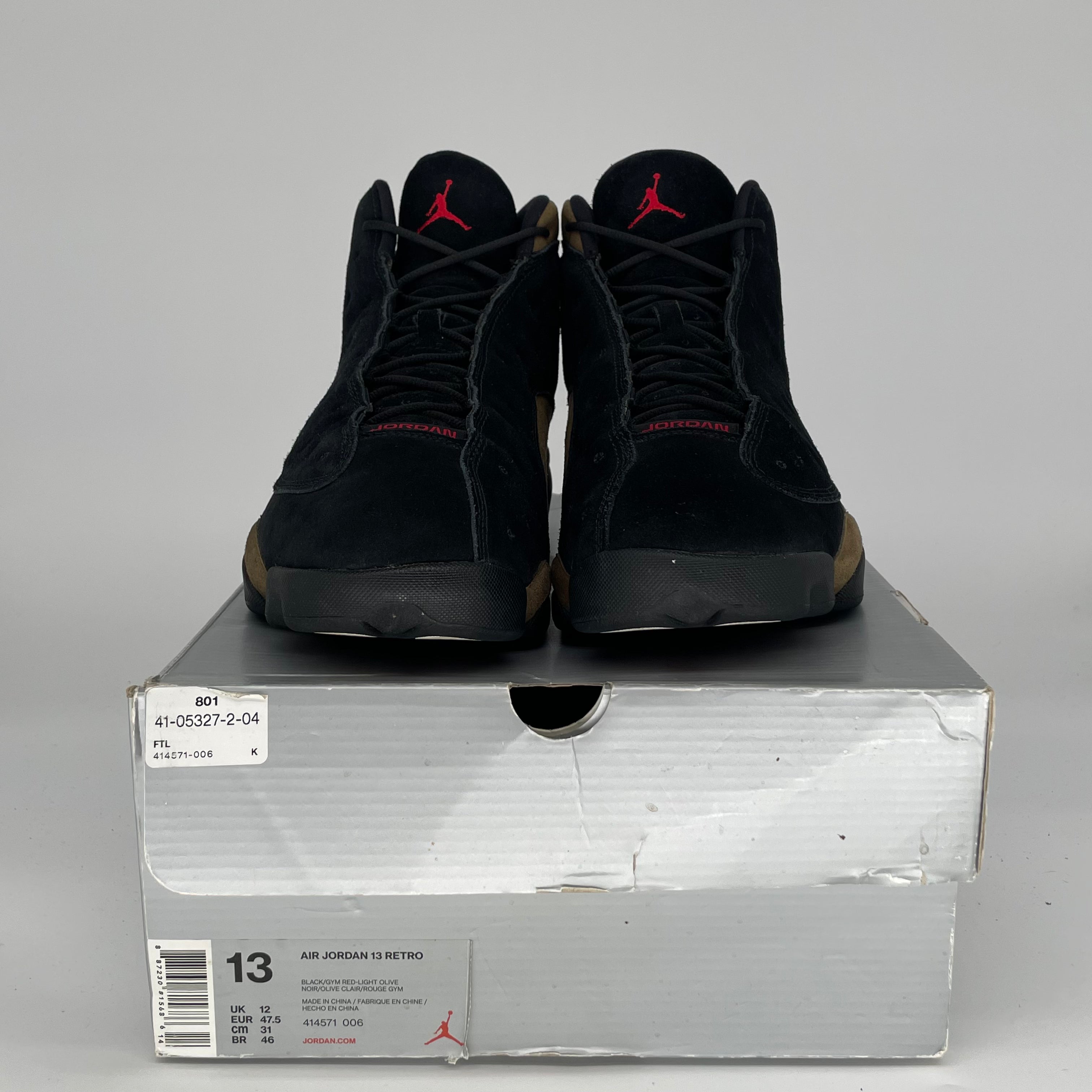 Original: AIR JORDAN 13 OLIVE SIZE 13 414571 006   Optimized: **Air Jordan 13 Retro 