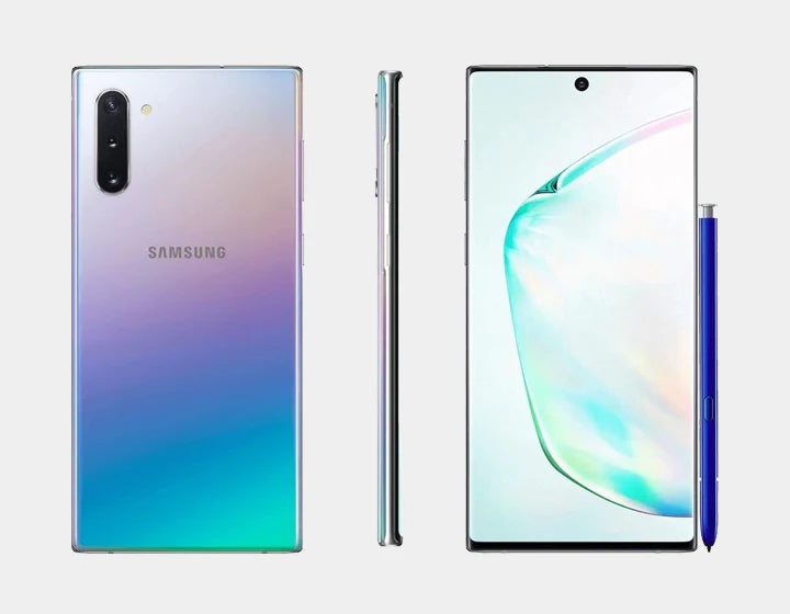 Samsung Galaxy Note 10+ N975F 256GB 8GB RAM Dual SIM Unlocked Smartphone - Aura Glow | Premium Business & Entertainment Device for Professionals & Creators