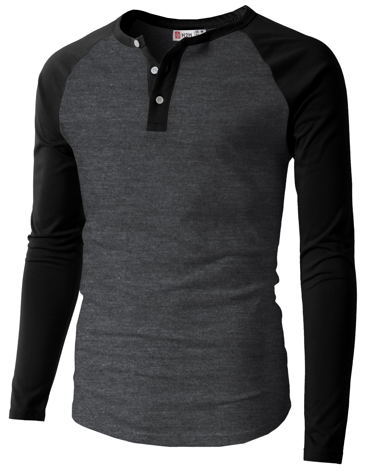 Men's Slim Fit Henley T-Shirts - Casual Baseball Jersey Tee with Raglan Long & 3/4 Sleeve Options | Perfect for Everyday Wear, Gym, and Outdoor Activities