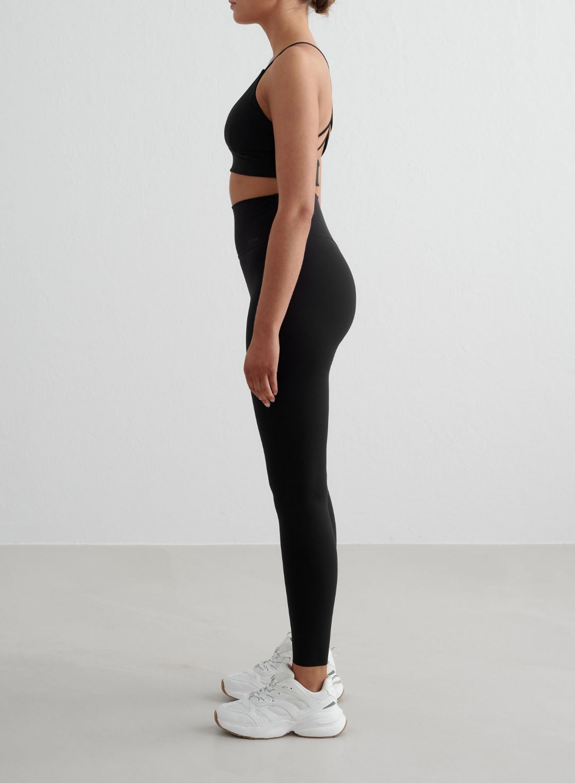 Premium Black High-Waisted Yoga Tights for Women - Breathable Workout Leggings for Running, Gym & Lounge Wear - Plus Size Available