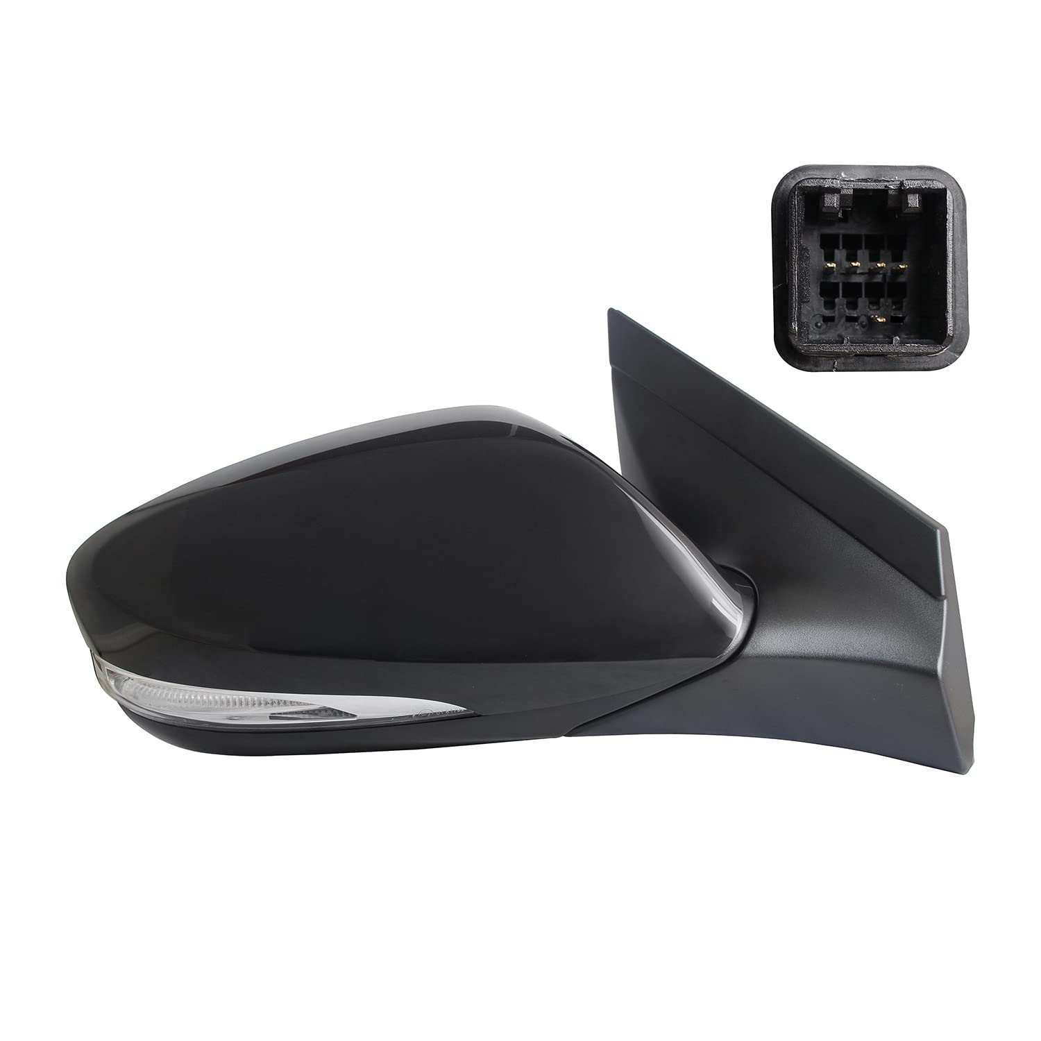 TYC 7700931 Right Side Manual Non-Heated Replacement Mirror for Hyundai Accent - Perfect for DIY Car Repair & Maintenance
