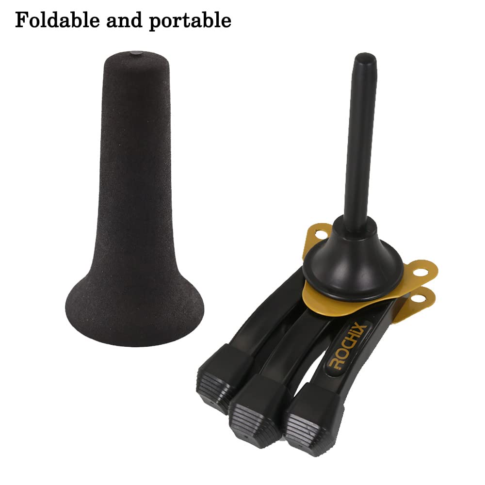 Foldable Portable Soprano Saxophone Stand - Lightweight Tripod Holder for Easy Storage & Travel | Perfect for Musicians, Bands & Music Classrooms