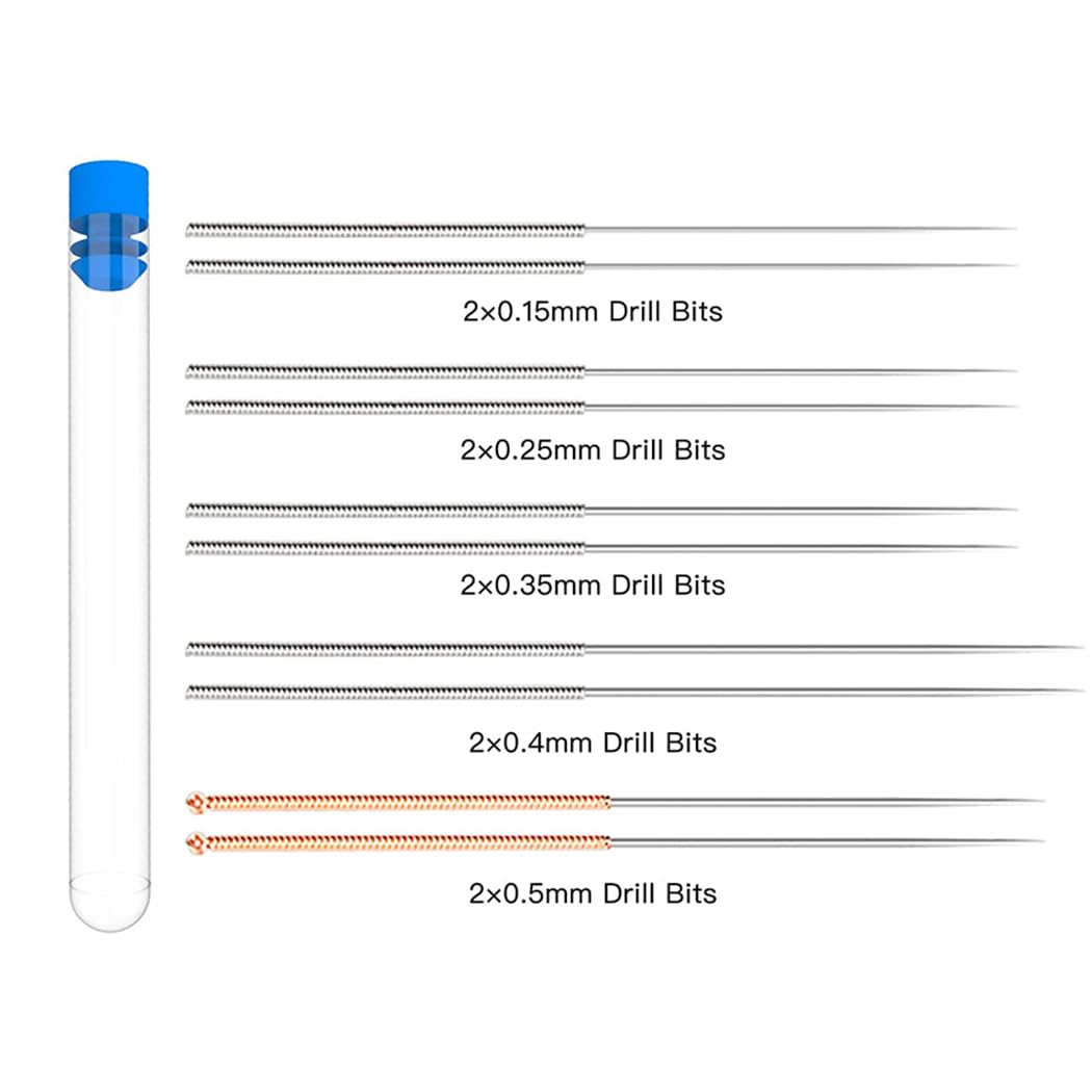HiLetgo 3D Printer Cleaning Tool Kit - Nozzle Cleaning Needle, Brush, ESD Tweezers & L-Shaped Wrenches - Essential Maintenance Tools for Creality Ender 3, Prusa, Anycubic | Perfect for Removing Clogs, Filament Residue & Nozzle Cleaning