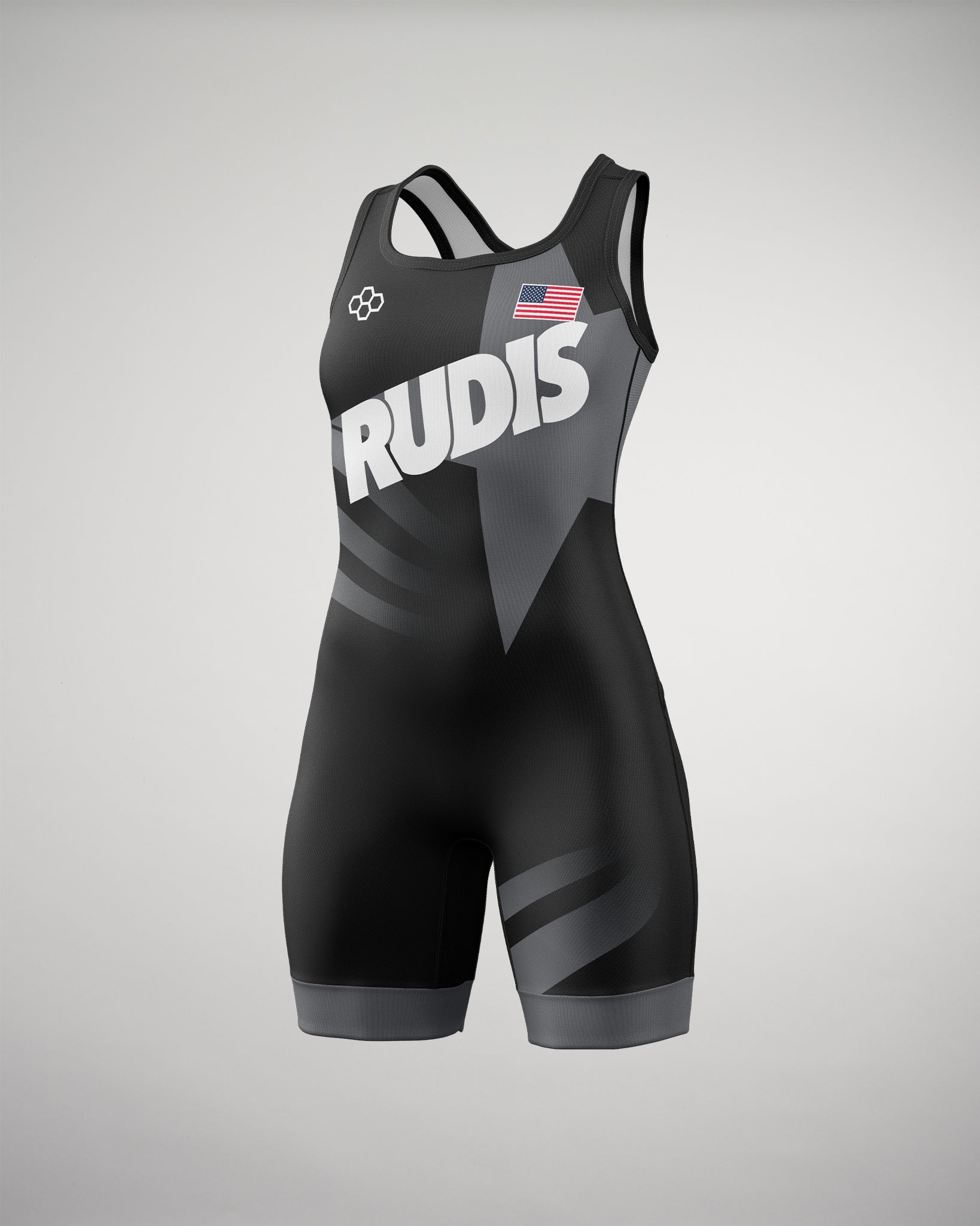 RUDIS Shining Star USA Women's Elite 2.0 Wrestling Singlet - High Performance Competition Outfit for Female Athletes | Perfect for Tournaments, Training & Matches