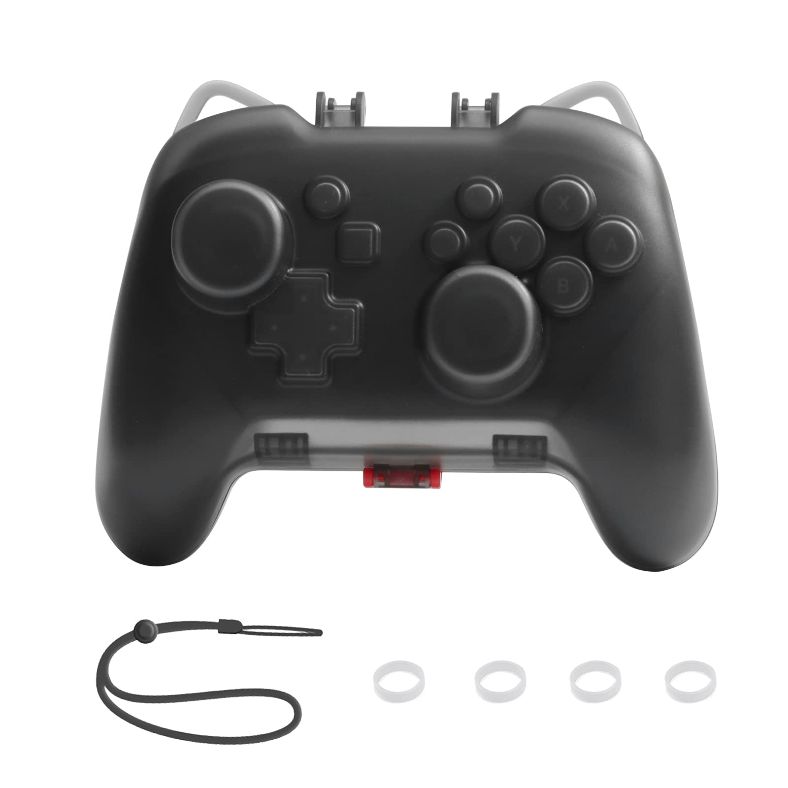 Premium Switch Pro Controller Case - Hard Shell Protective Cover for Nintendo Switch Pro Controller with Joystick Protection (Black) - Perfect for Gaming, Travel & Storage