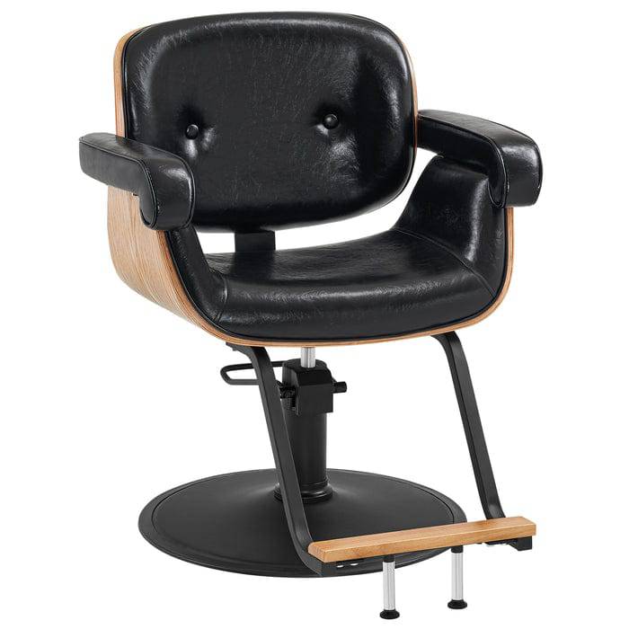 Evelyn Salon Styling Chair - Professional Hydraulic Barber Hairdressing Chair for Home & Salon Use - Perfect for Haircuts, Styling, and Makeup Application