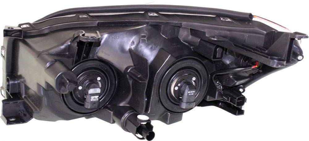 Go-Parts - CAPA-Certified Halogen Headlight Assembly for 2009-2012 Toyota RAV4 Sport Model (Right Passenger Side) - Perfect Replacement for North America Built RAV4 2010 2011 | Enhanced Night Visibility & Safety Driving