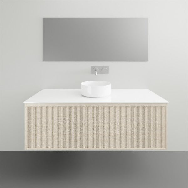 ADP Clifton Vanity - Modern Bathroom Vanity Set with Sink & Mirror, White Gloss Finish - Perfect for Small Bathrooms, Powder Rooms & Guest Baths