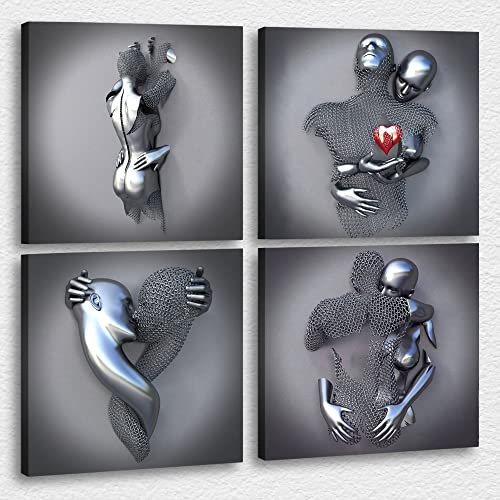 4 Piece 3d Canvas Print-05