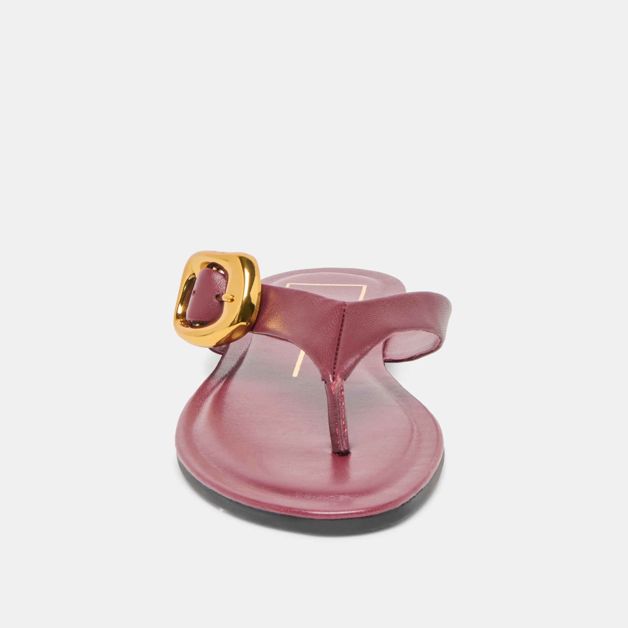 Rossa Women's Burgundy Leather Sandals - Comfortable & Stylish Casual Footwear for Summer, Beach, and Outdoor Activities