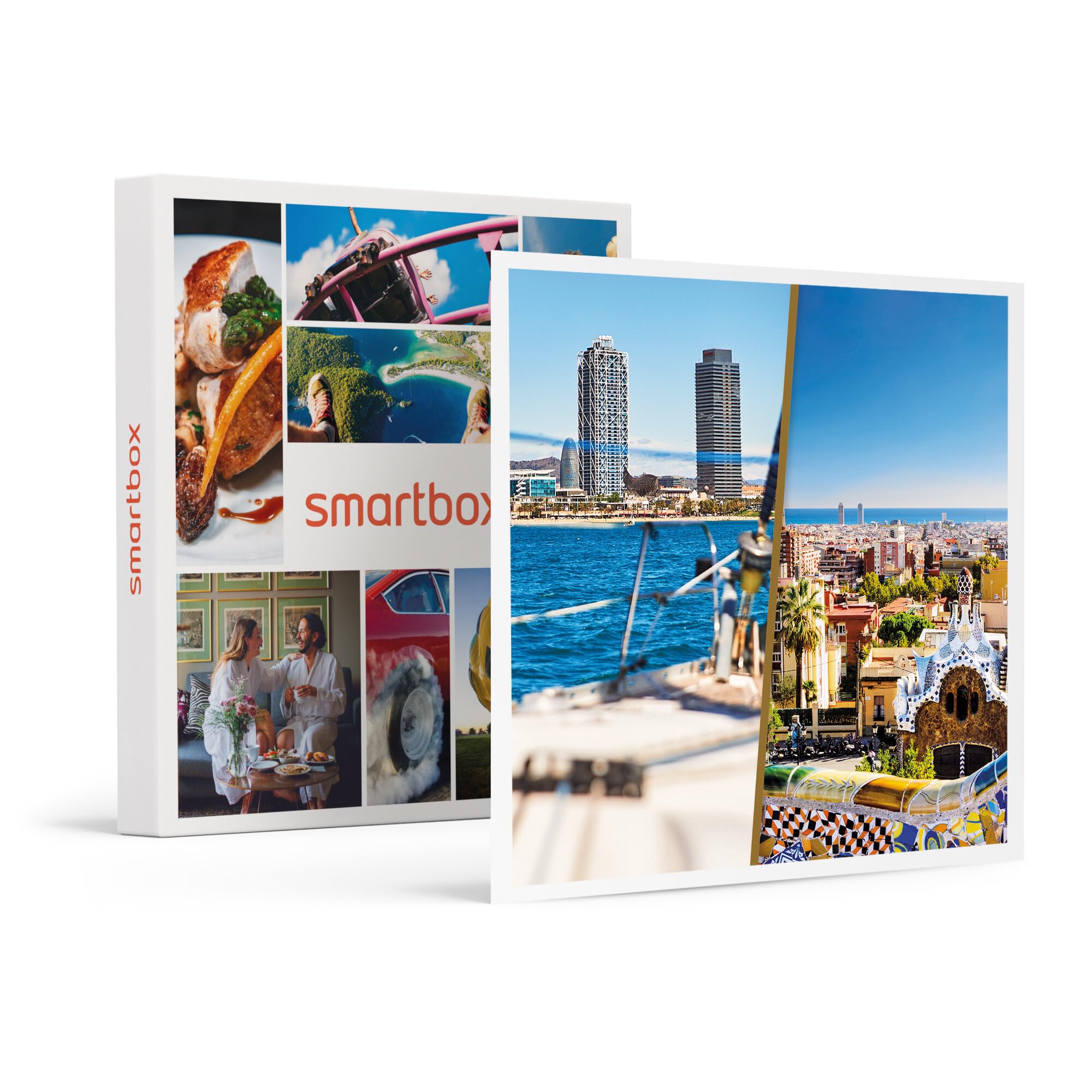 Smartbox - Barcelona Discovery Gift Box: 2 Nights Stay & Catamaran Tour with Onboard Snacks - Unique Gift Idea for Travel Lovers | Perfect for Anniversaries, Birthdays & Romantic Getaways
