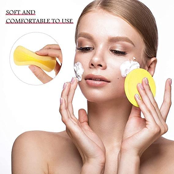 **CPD Empire Facial Magic Water-Activated Puff Sponge – Soft Cleansing Pads for Face, Makeup Removal & Skincare – 30g (Pack of 1) – Gentle Exfoliation for Daily Beauty Routine**