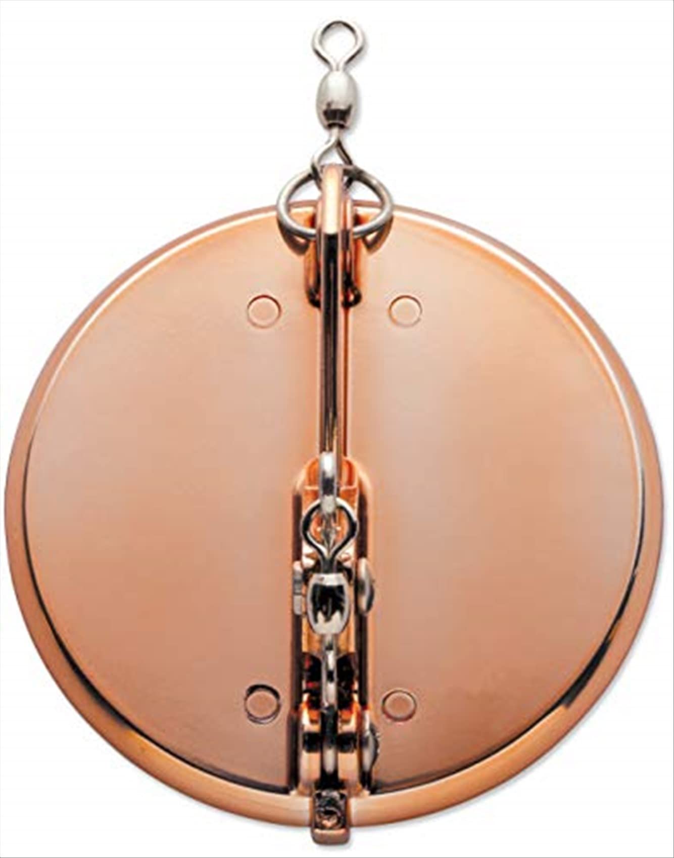 Luhr-Jensen 1 Dipsy Diver Fishing Lure - Metallic Copper/Copper Bottom - Great for Trolling Salmon, Trout & Walleye in Deep Waters