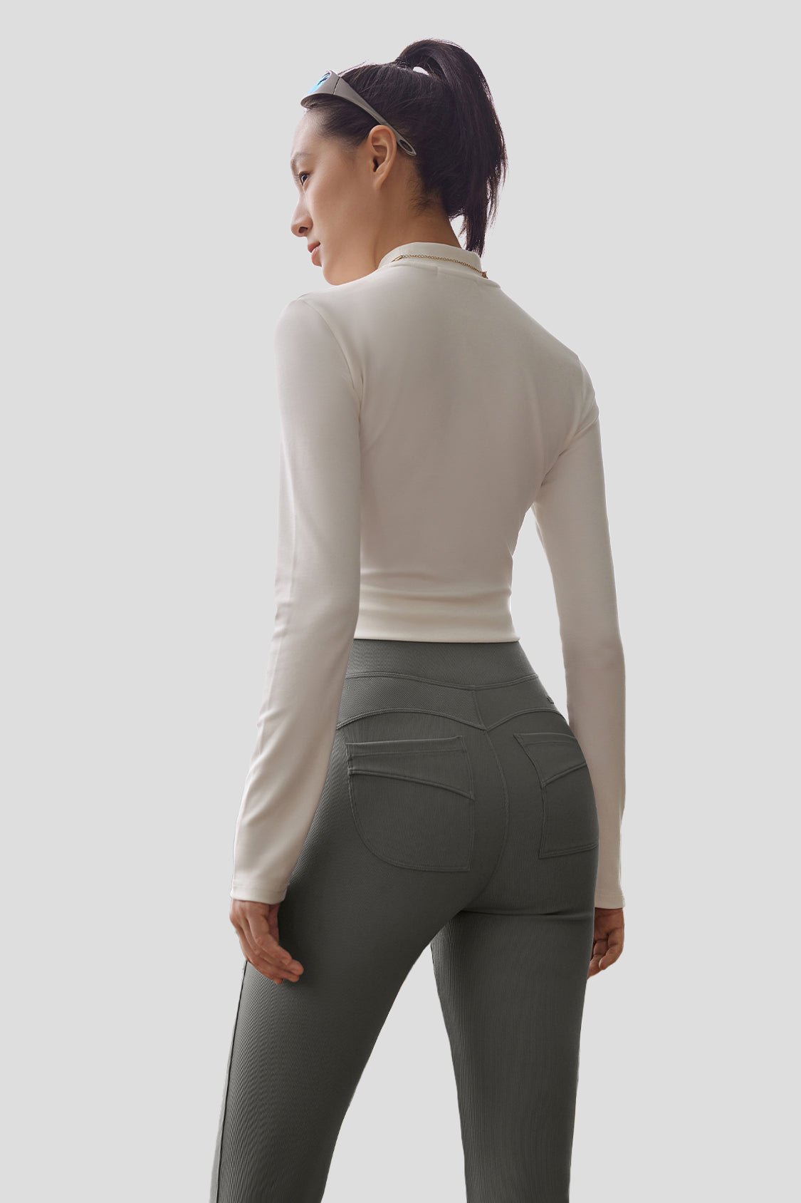 Women's High Elasticity Flared Pants - Stretchy Comfort Bootcut Trousers for Work, Casual & Yoga | Plus Size Options Available